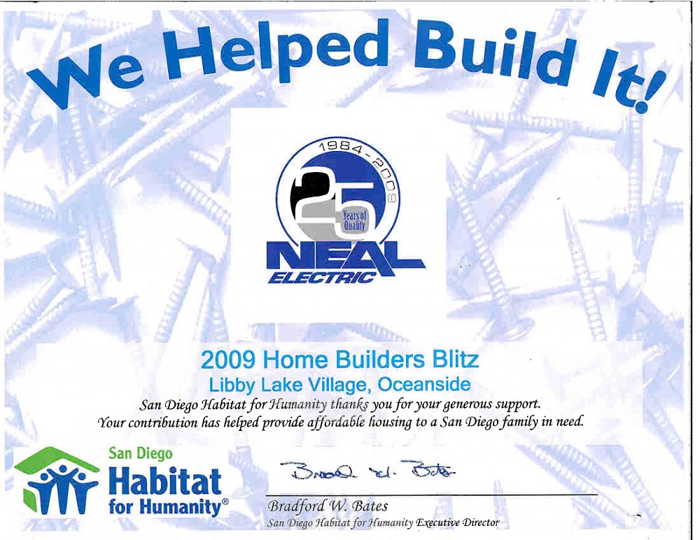 2009 Home Builders Blitz HFH