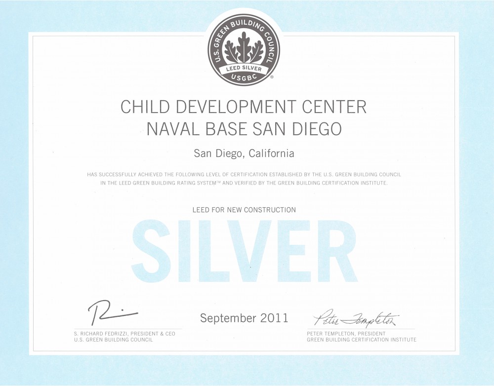 CDC Naval Base San Diego--LEED Silver